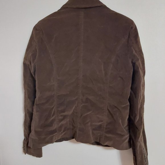 Reitmans Brown Faux Suede Size 11 Jacket - Picture 4 of 4